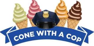 cone with a cop